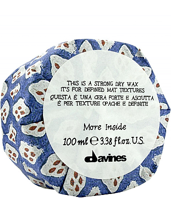 Davines More inside Strong Dry Wax - Сухой воск для текстурных матовых акцентов, 75 мл - hairs-russia.ru